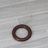 Nuevo gancho para ropa anillo de tronco clip para calcetines color nogal anillo expositor accesorios exhibición gancho S vintage perchero para bufanda clip en U