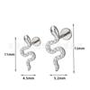 Clavo de Serpiente F136 de Titanio Jiang Ti Implatable Grado Diamante Aleación de Titanio G23 Joyería para Perforación Corporal Clavo de Hueso de Oreja Clavo de Labio