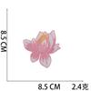 Amazon borboleta quente bordado adesivos de pano rosa flor Zhang Zi desenhos animados lótus bordado logotipo roupas adesivos patch ferro de passar