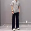 Pantalones de traje formales para profesionales de negocios, resistentes a las arrugas, sin planchado, de pierna recta, pantalones casuales de alta gama de lujo ligero estilo americano, ropa de hombre para otoño e invierno