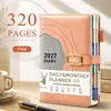 Fornecimento exclusivo transfronteiriço de agendas personalizadas versão inglesa 2027, manuais de eficiência de tempo e cadernos para atacado