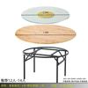 Mesa Redonda para Hogar 1.66m 1.8m 10 Personas Mesa de Comedor de Hotel Redonda Nueva Madera Sólida Redonda Tablero de Mesa Abeto Plegable