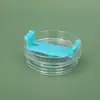 Copo de Carro Transfronteiriço 30Oz40Oz Tampa de Exportação Acessórios Transparentes Tampa de Copo Casca de Ovo à Prova de Vazamento Tampa de Copo de Plástico com Canudo para Gelo
