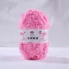 Hilo de Terciopelo de Coral de Tres Hebras para Tejer Bufandas, Hilo de Tejer Suave Hecho a Mano, Hilo de Terciopelo de una Sola Hebra para DIY, Hilo para Bebé