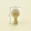 Brinquedo Criativo de Cogumelo de Madeira para Crianças DIY Pintado Madeira Maciça Árvore de Cogumelo Moderno Minimalista Casa Mini Ornamento