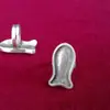 Joyería Artesanal Étnica Miao de Guizhou Accesorios de Bordado Miao Base para Anillo de Plata Miao DIY Montura para Incrustar Piezas Bordadas Base para Anillo
