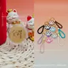 Oro puro 999, cada vez más popular, pequeño colgante de oro, serie de pata de gato flocado, cordón, regalo promocional de tienda de oro