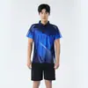 Nuevos Uniformes de Bádminton Conjuntos para Hombre y Mujer Manga Corta Ropa Deportiva Uniformes de Entrenamiento Competición Equipo Verano Secado Rápido Tenis de Mesa Bádminton Uniformes Personalizados