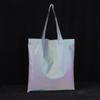 Bolsa de armazenamento refletiva para atacado, bolsa de compras portátil personalizada, impressão de bolsa de lona refletiva para publicidade criativa, personalizada