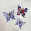 Libro Rojo Pequeño Decoración de Pared de Mariposa de Simulación DIY Accesorios de Flores Impresión 3D Pegatinas de Pared de Mariposa Hogar al por Mayor