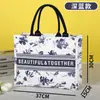 Bolsa de Lona Estéreo Impresa para Viajeros Impermeable Bolso de Mano Gran Capacidad Fuerte Protección Ambiental Bolsa de Compras Bolsa de Lona Personalización