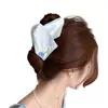 Combinaciones de Colores de Moda~ Pinzas para el Cabello Elegantes y Versátiles en Tonos Grises para Mujer, Pinzas de Tiburón de Estilo de Alta Gama para la Parte Posterior de la Cabeza