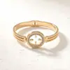 Nuevo Precio Especial Transfronterizo Europeo y Americano Acero de Titanio Moda Lujo Accesible Joyería de Alta Calidad que Conserva el Color Pulsera de Diamante Blanco Diamante Negro para Mujer