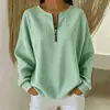 Top de Punto Rayado con Cremallera de Manga Larga Otoño/Invierno 2026 Transfronterizo Europeo y Americano, Camiseta Casual Versátil de Hombro Caído Adelgazante con Cuello Redondo para Mujer
