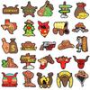Nuevos Charms para Zapatos y Decoraciones para Botas de Niño Vaquero de Dibujos Animados, Disponibles Exclusivamente para Venta Transfronteriza, en Stock