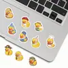 500 Pegatinas/Rollo Pegatinas de Rollo de Patito Amarillo Dibujos Animados Patitos Lindos Divertido Juguete Infantil Pegatinas Pegatinas Decorativas DIY