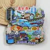 [Serie Jiangsu] Pegatinas para refrigerador de la ciudad de Nanjing, Suzhou, Changzhou y Yangzhou. Recuerdos turísticos económicos de la Universidad de Nanjing.
