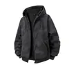 Cross2026 Outono Cross Amazon Moletom com Capuz Camuflado 3D Masculino Marca Moderna Ombro Caído Estilo Workwear Retrô Cordão