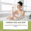 Sabonete Oceaura Cúrcuma Ácido Kójico Hidratante, Suavizante, Cuidado Delicado para a Pele do Corpo Feminino Limpeza Suave Cuidados com a Pele