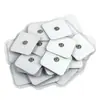 Parche de electrodo de botón de 4*4 cm tableta de fisioterapia parche de electrodo no tejido accesorios para instrumentos de masaje de fisioterapia protección para el cuello