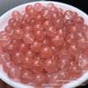 Fundo de gelo melancia cristal 6mm contas redondas contas soltas atacado diy jade joias acessórios colar pulseira com partes de contas