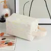 Novo Estojo com Pequeno Design Estilo Chanel, Estojo Estudante de Grande Capacidade, Bolsa Organizadora Moderna e Estilosa, Organizador de Mesa de Fio