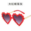 2020 nueva moda infantil gafas de sol de amor gafas de sol de dibujos animados lindas gafas de sol para bebé personalizadas ola gafas de sol de moda para bebé