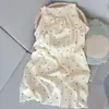 Embalagem física 202619207 # Camisola feminina de algodão nuvem de verão com bojo para uso doméstico