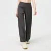 Calça de Cintura Média Wide Leg Secagem Rápida Absorvente de Umidade Transfronteiriça Calças para Esportes ao Ar Livre Soltas Emagrecedoras Yoga Cordão Calças Longas