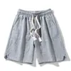 Shorts de Verão Plus Size Masculinos Retos Modernos de Marca Versátil Soltos Calças Esportivas Calças Casuais Calças de Moletom Calças Cinco Pontos