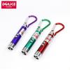 Reta Mini Lanterna Multicolor Botão Bateria Montanhismo Fivela Roxo Vermelho Liga de Alumínio Três em Um Dinheiro Detector Lâmpada