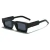Amazon Transfronterizo Moderno de Moda Estilo Callejero Gafas de Sol Cuadradas Moda Retro Gafas de Sol Anti-UV Venta al por Mayor