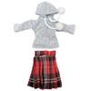 Ropa para Muñeca de 6 Pulgadas 30cm Cambio de Atuendo Juguetes Conjunto de Moda Falda Sudadera Casual Niña Linda En Stock Sudadera