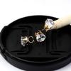 Diadema con Lazo Hebilla C Circonita Sintética Garras Doradas Correa Flash Cuadrado Corazón Accesorios para Pasador DIY