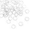 Accesorios para joyería de aleación DIY juego de encaje anillo de cuentas anillo de cuentas redondo de doble agujero material de cuentas anillo espaciador V152