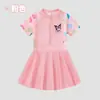 2026 Novo Maiô Kuromi Infantil Verão Meninas Bebê Peça Única Roupa de Banho Fonte Termal Estiloso