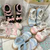 Originales Zapatos Lindos de Dedo Gordo Bailarinas Lolita Encaje Lazo Zapatos Uniforme Jk Lolita Chica Suave Zapatos Pequeños de Cuero para Mujer
