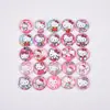 Gatinho fofo desenho animado árvore da sorte patch de vidro cristal material de pedra do tempo acessórios para joias personalizadas DIY