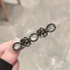 Pasador con un Toque de Lujo, Exquisito Pasador de Pato para Mujer, Pinza para Flequillo Lateral, Accesorio para el Cabello, Pinza de Nuevo Estilo 2026, Pinza Lateral con Flor de Cristal