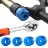 Chave de soquete para capa de ombro de suspensão dianteira de bicicleta MUQZI para tampa superior de suspensão a ar ROCKSHOX/SUNTOUR