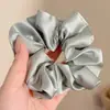 Goma para el Pelo con Gradación de Tinta para Intestino Grueso para Mujer, Cuerda para el Pelo Estilo Perezoso de Gama Alta, Accesorios para el Pelo, Banda de Goma de Alta Elasticidad, Goma para el Pelo de Moda Retro