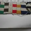 Tela de Algodón Lino Rayas Rayas Espiga Inclinada Hilo Teñido Jacquard Poliéster Algodón Rayas Rayas Espiga de Pescado 10 Piezas