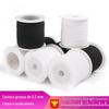 Atacado branco ultra-fino carro plana spandex stretch thread acessórios de vestuário costura linha inferior 0,3 mm linha de costura elástica