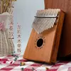 Fiddle de pulgar de 17 tonos para principiantes, núcleo de flor de durazno, fiddle de dedo, introducción, fiddle de trémolo, instrumento musical pequeño portátil, chapa, fiddle Karimba