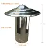 Tubo de Chimenea de Acero Inoxidable de 114 mm Estufa de Leña Rústica Estufa de Tierra Accesorios para Estufa de Leña Tubo de Chimenea para Estufa de Leña Tubo de Extracción de Humo Codo