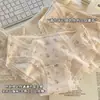 Pantalones de pierna recta Gummy Bearins 10A ropa interior de algodón puro antibacteriana para mujer transpirables de tiro bajo calzones de algodón puro para mujer