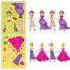 Compra Directa Transfronteriza Calificación Ce.Cpc 6 Hojas/Paquete Pegatinas Cambia-Rostro Princesa Rosa Lindos Dibujos Animados DIY para Niñas Pequeñas