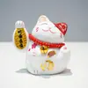 Nuevo Adorno de Gato de la Suerte de Cerámica Hucha con Función Automática de Asentimiento, Regalo de Gato de la Suerte para Escritorio para Apertura de Negocios, Venta al por Mayor desde Fabricante