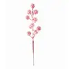 Flor artificial de simulación transfronteriza, cadena de bayas rojas de simulación de tres puntas, acebo de Navidad, fruta de la fortuna, accesorios DIY, venta al por mayor