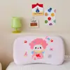Almofada infantil de veludo de leite, design de desenho animado, travesseiro de memória modelador para bebês e crianças pequenas, travesseiro para soneca de bebê para jardim de infância, núcleo de travesseiro de espuma de memória